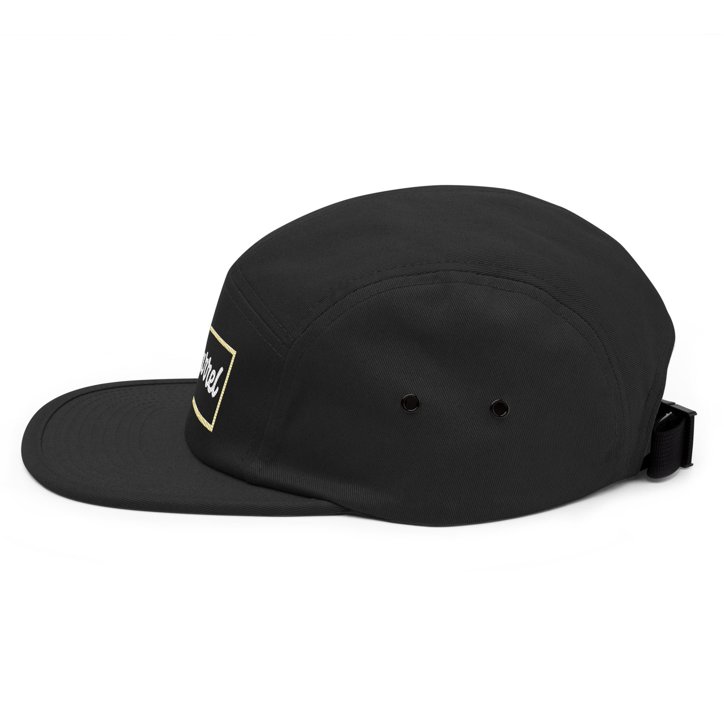 Gorra de cinco paneles Barrel negro