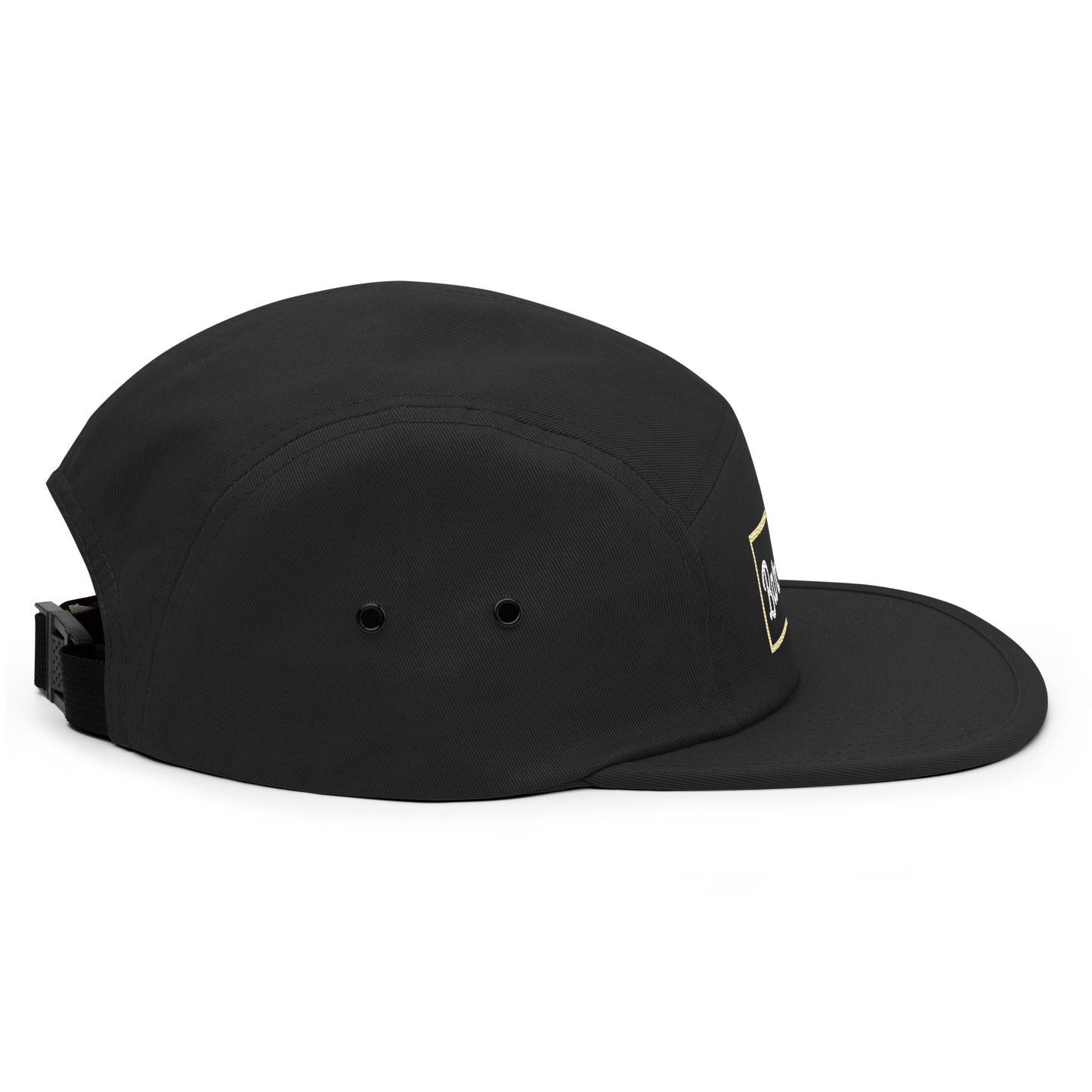 Gorra de cinco paneles Barrel negro