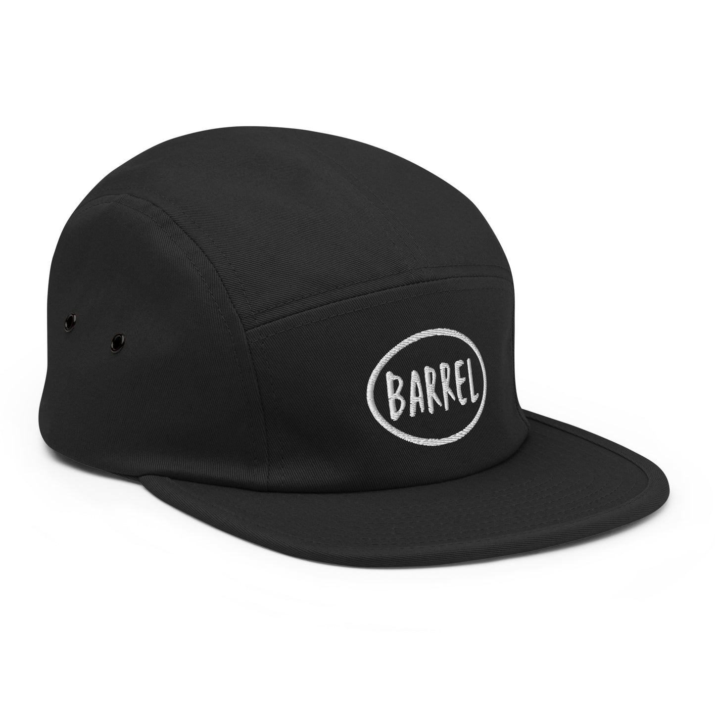 Gorra Barrel cinco paneles bordado