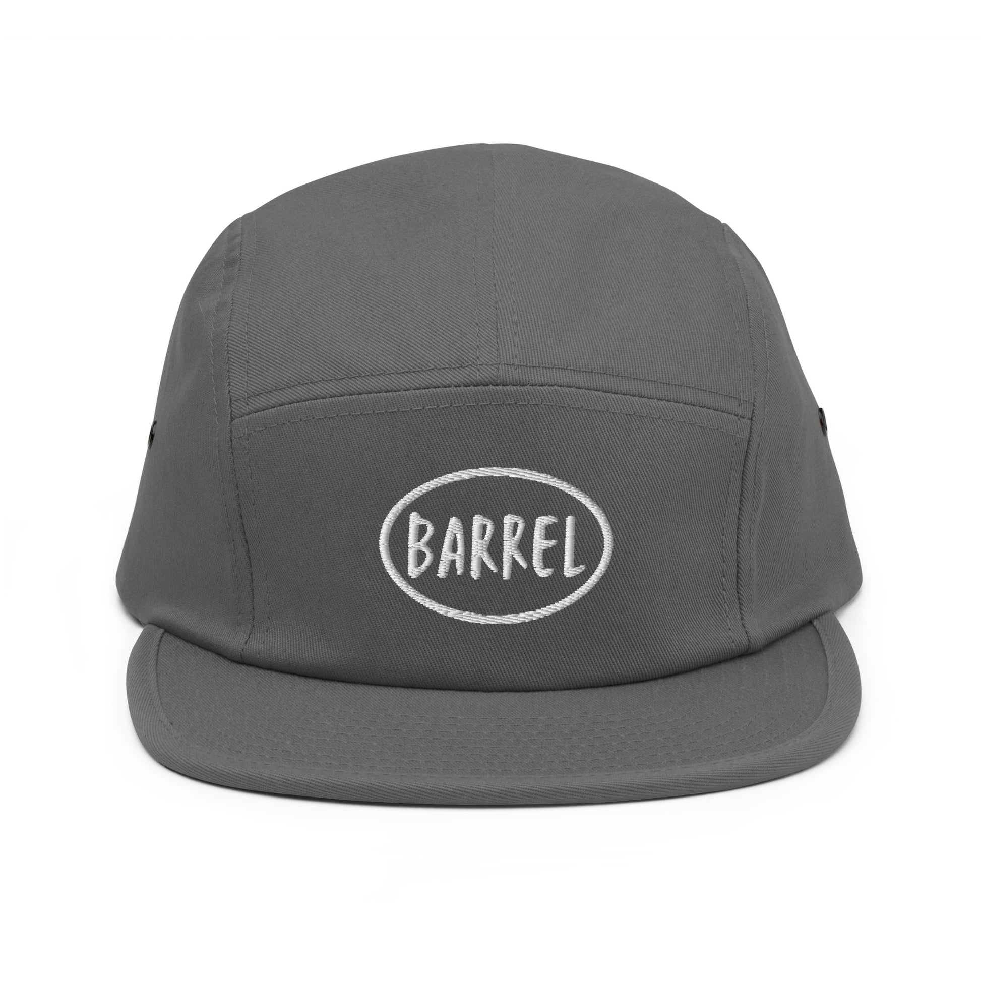 Gorra Barrel cinco paneles bordado