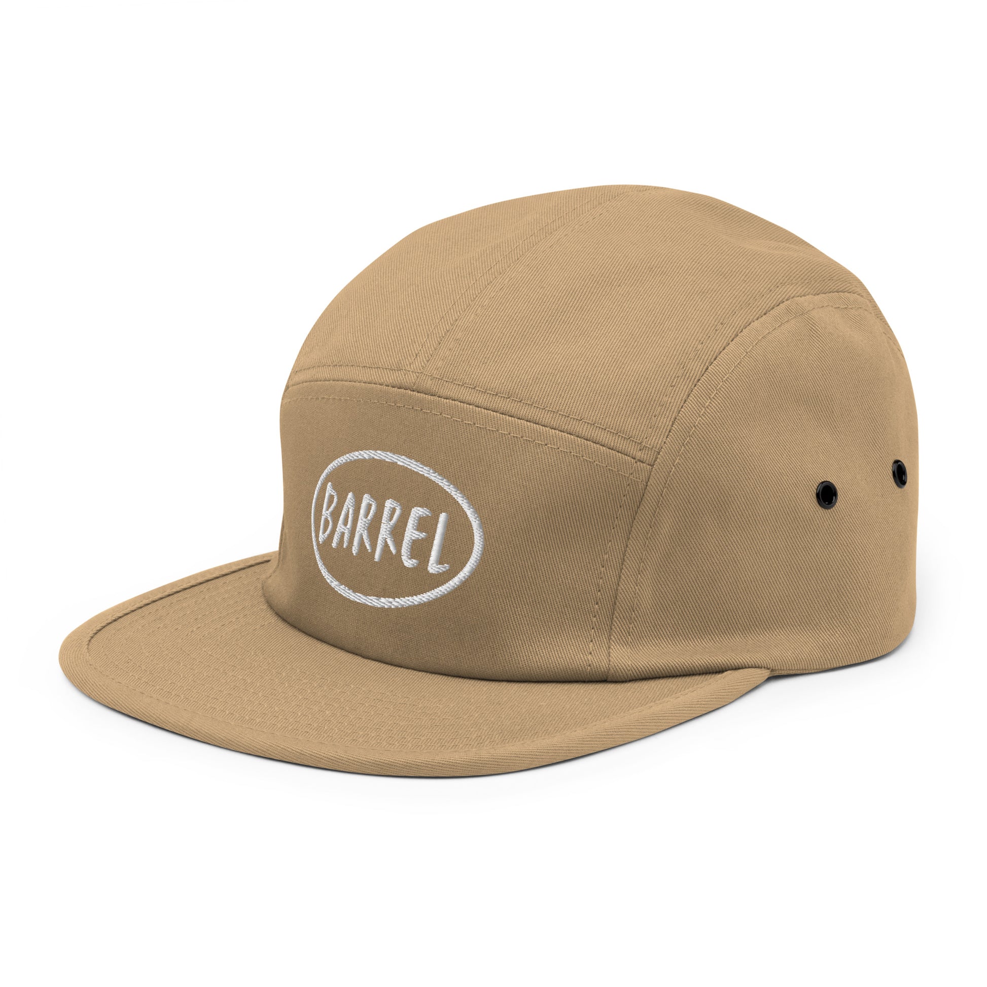 Gorra Barrel cinco paneles bordado