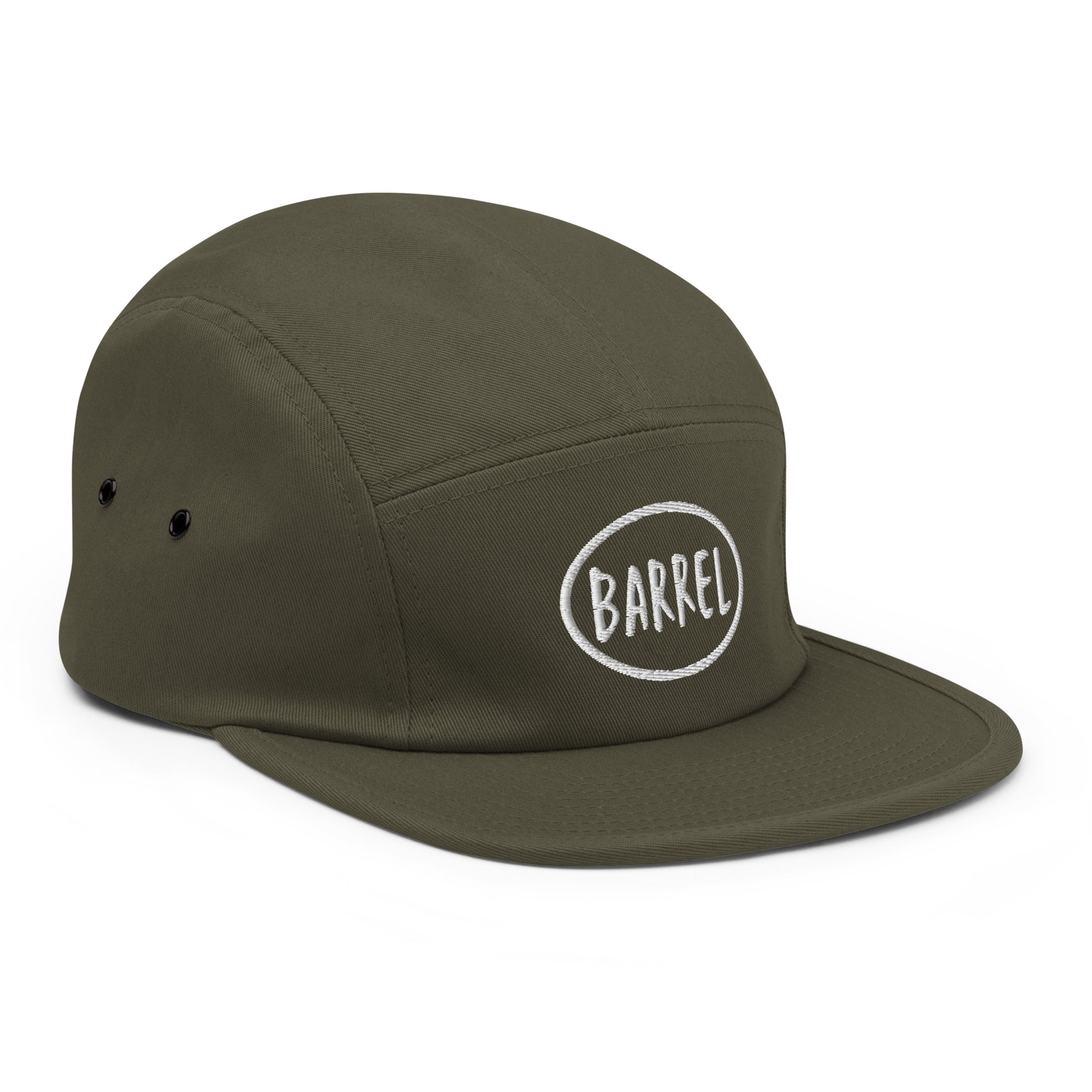 Gorra Barrel cinco paneles bordado