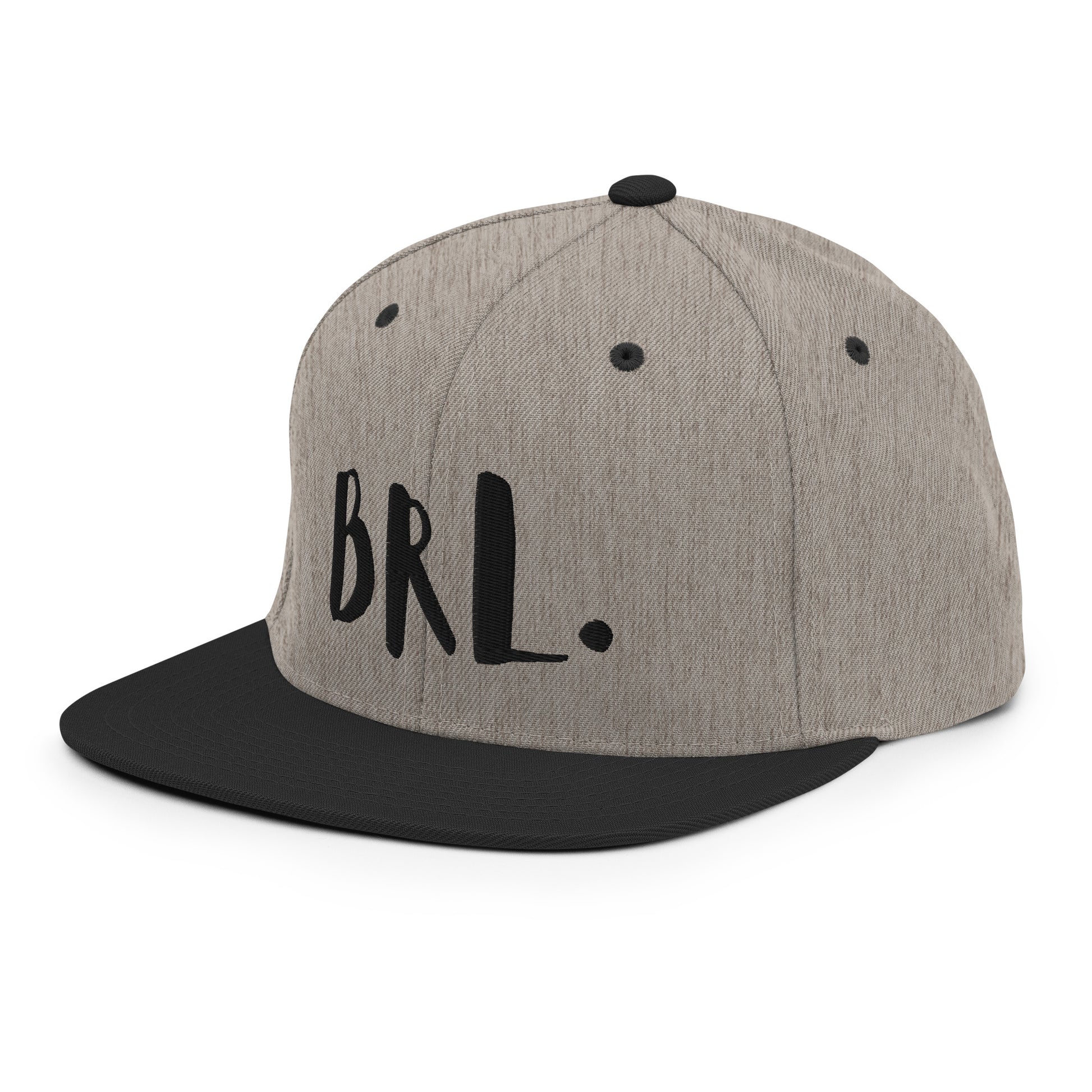 Gorra snapback Barrel bordado logo lateral