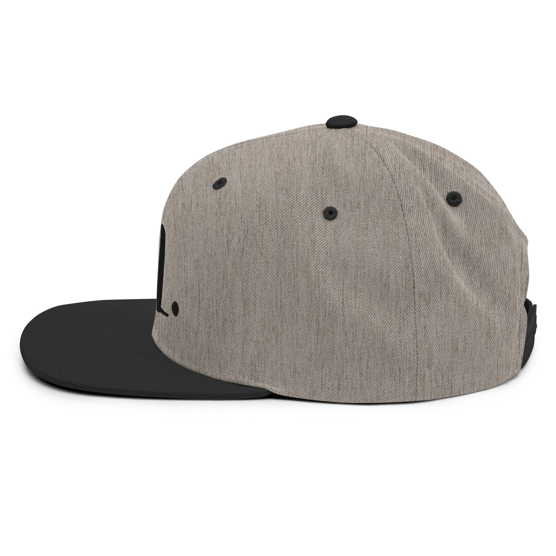 Gorra snapback Barrel bordado logo lateral