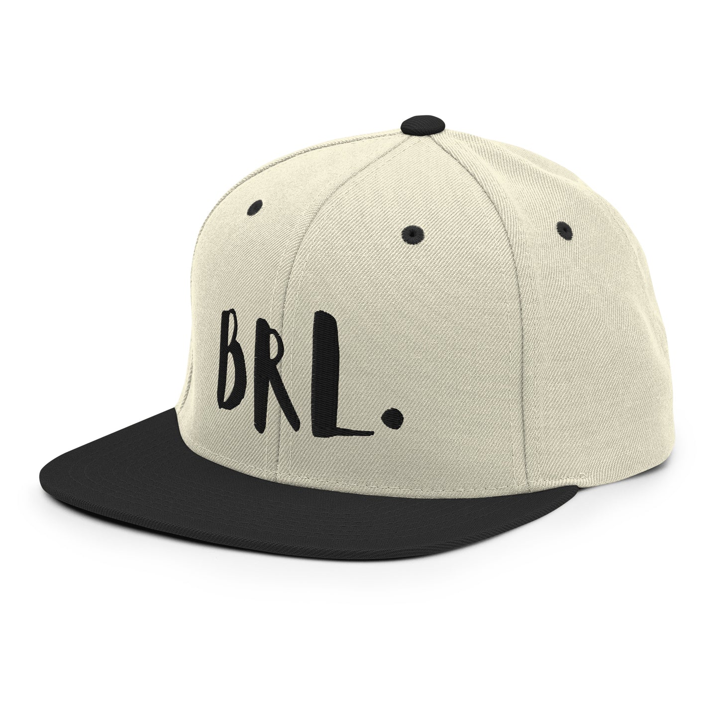 Gorra snapback Barrel bordado logo lateral